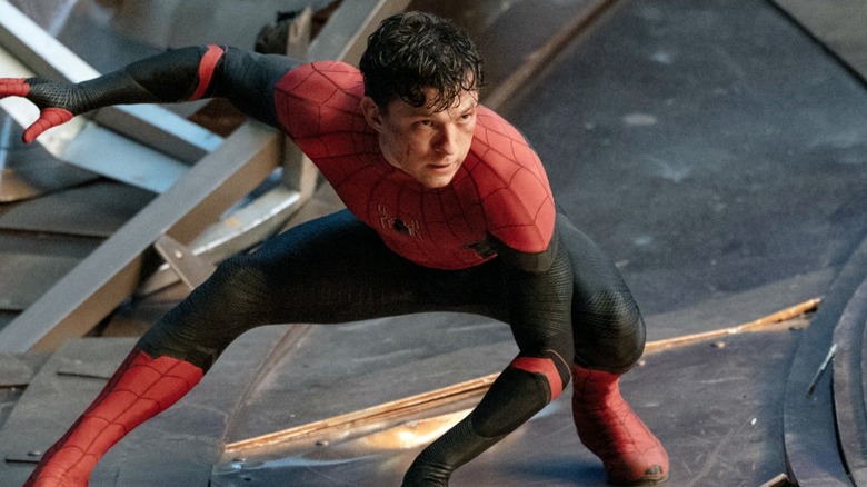 Tom Holland as Spider-Man in No Way Home