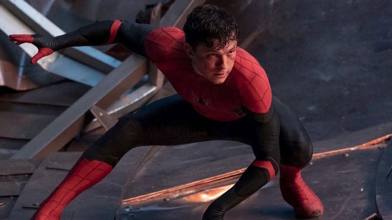Tom Holland as Spider-Man in No Way Home