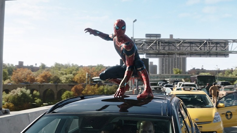 No Way Home bridge fight Spider-Man