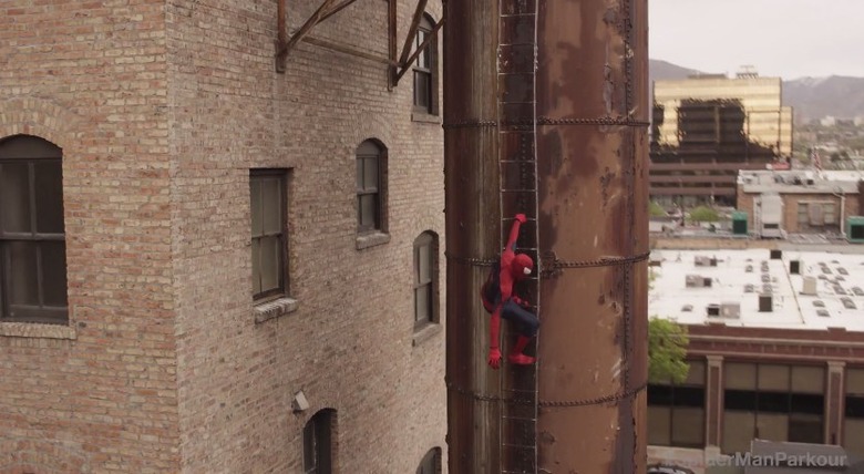 Spider-man parkour