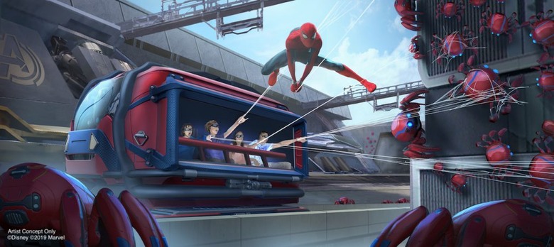 Spider-Man ride concept art