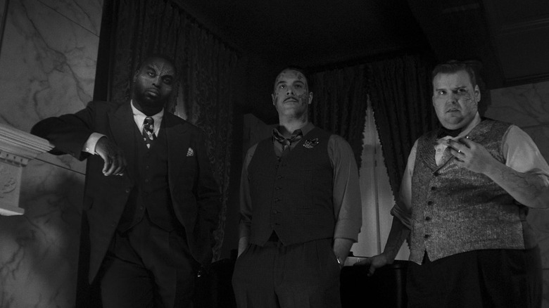 Tombstone, Sandman, and Megawatt in Spider-Noir