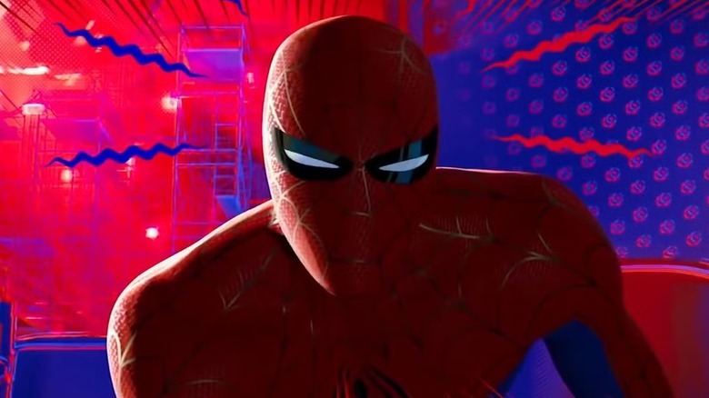 Spider-Man's spider sense in Spider-Man: Into The Spider-Verse