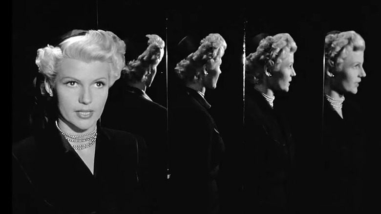 Rosalie in hall of mirrors in The Lady From Shanghai