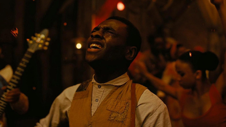 Sammie singing his heart out in Sinners