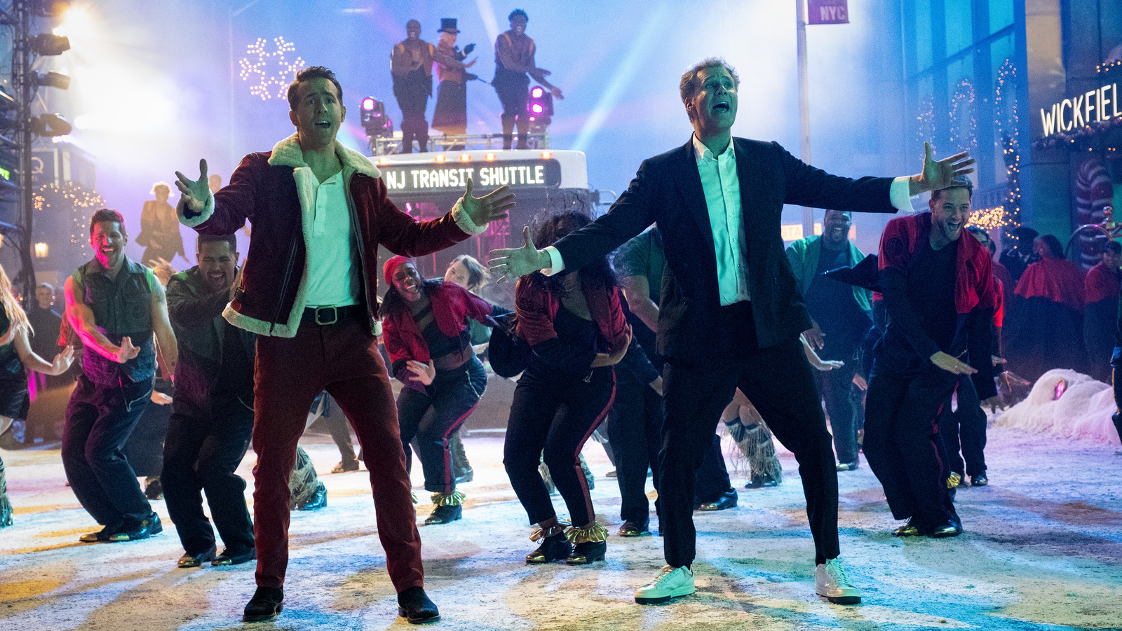 Spirited First Look Will Ferrell And Ryan Reynolds Retell A Christmas