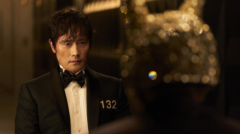 Lee Byung-hun's Hwang In-ho as Player 132 on Squid Game