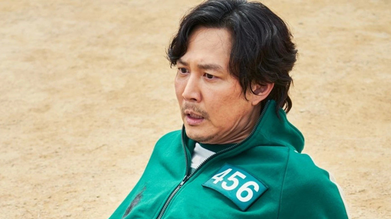 Lee Jung-jae as Seong Gi-hun in Squid Game