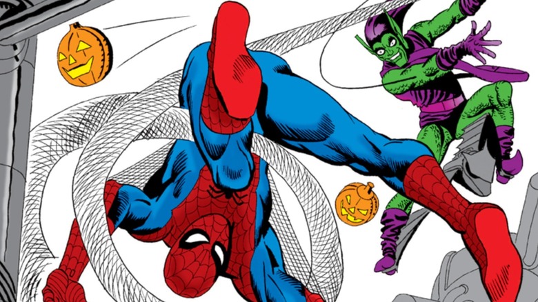 Amazing Spider-Man #23 - Green Goblin throwing bombs at Spider-Man