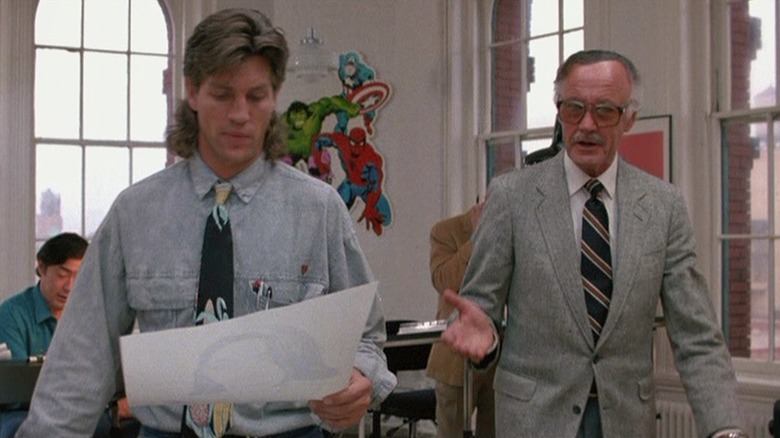 Eric Roberts with Stan Lee in The Ambulance