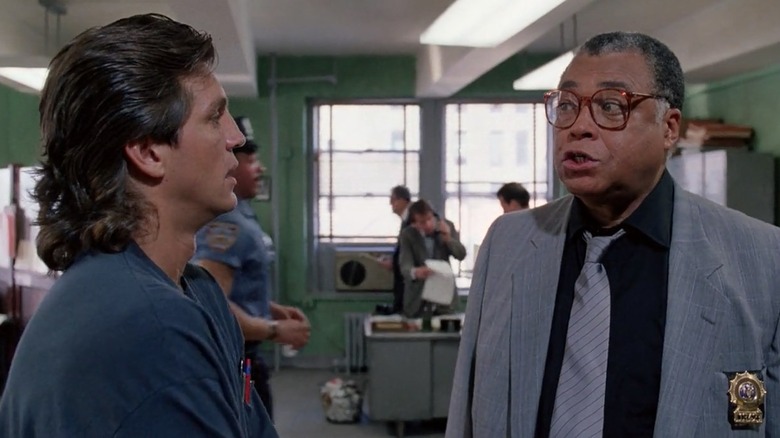 Eric Roberts with James Earl Jones in The Ambulance