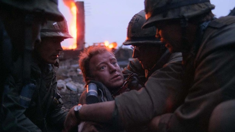 Arliss Howard in Cowboy's death scene in Full Metal Jacket