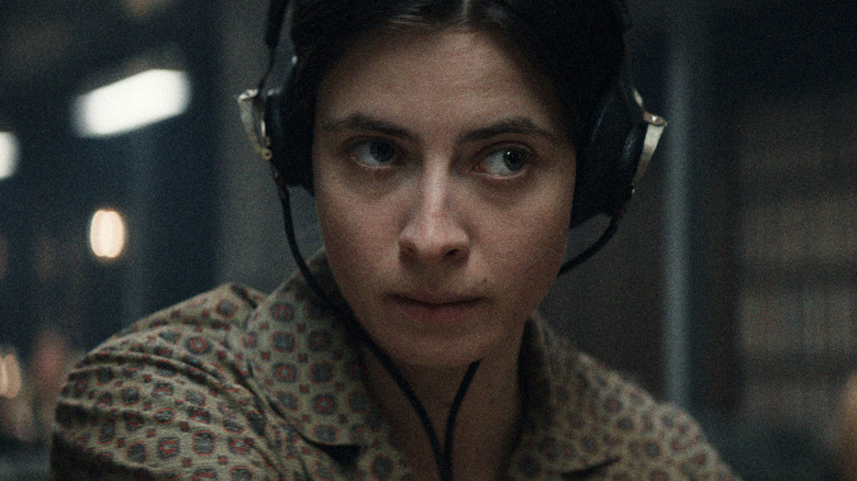 Irina Morozova spying on citizens from the KGB office in Star City