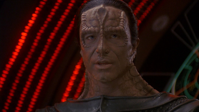 Damar on a Klingon ship on Star Trek: Deep Space Nine