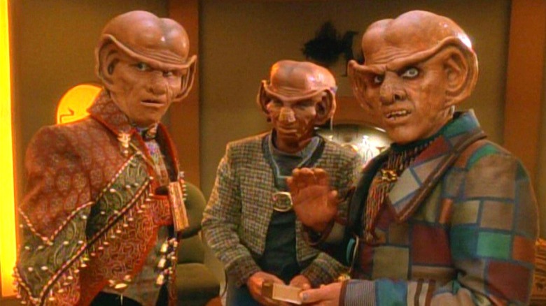 Jeffrey Combs, Max Grodénchik, and Armin Shimerman in Star Trek: Deep Space Nine