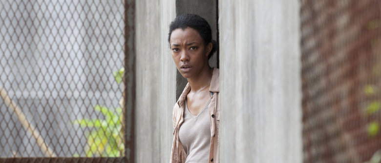 Sonequa Martin-Green as Sasha in The Walking Dead