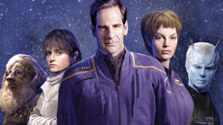 Star Trek: Enverrise und The RapTor's Wing Novel Cover, which includes Gral, T'Pau, Archer, T'Pol and Shran