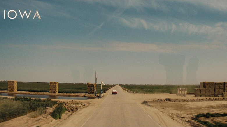 A wide open space in a screenshot from Star Trek (2009) with the word Iowa in the top left corner