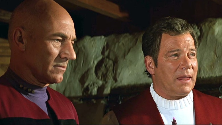 Star Trek: Generations Kirk and Picard