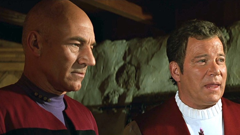 Star Trek: Generations Kirk and Picard