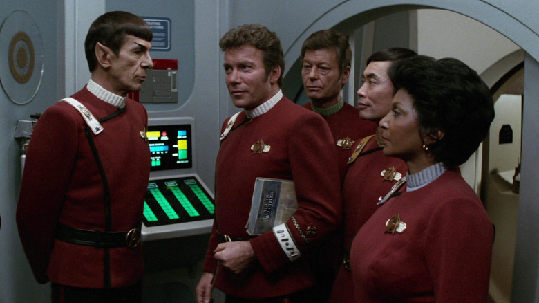 Enterprise crew group shot Wrath of Khan