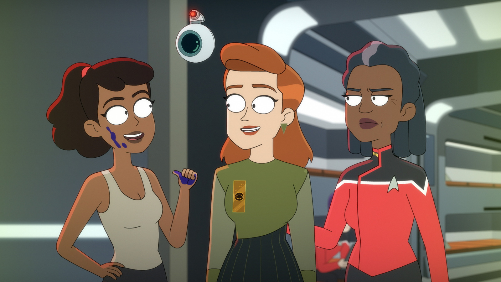 Star Trek Lower Decks Clip Promises A PieEating Contest In Space