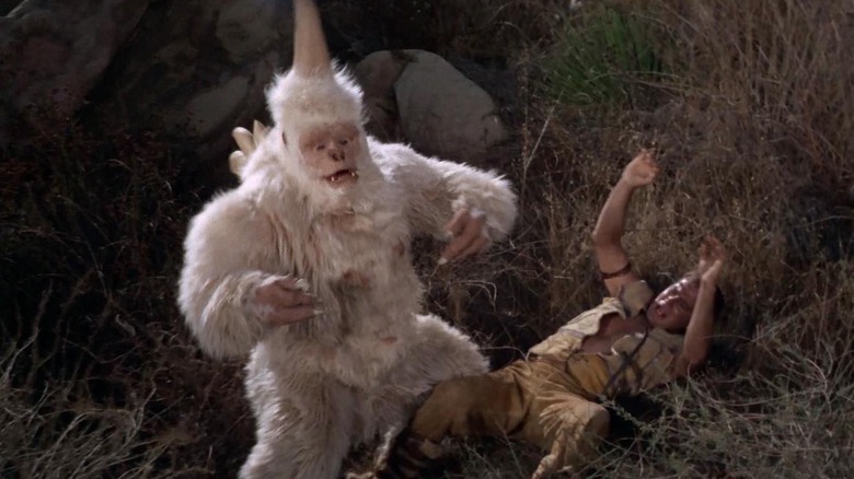 A mugato attacking Kirk on Star Trek