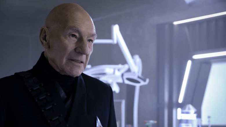 Sir Patrick Stewart looking angry in Picard