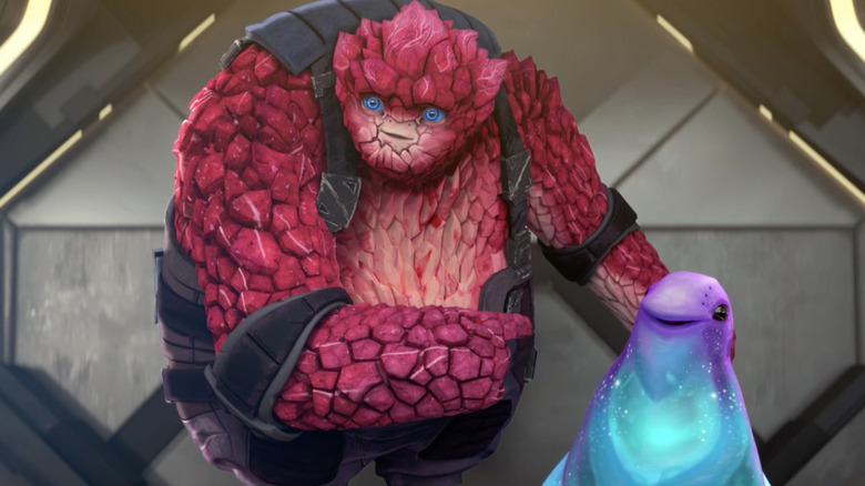 Star Trek: Prodigy big red rock guy