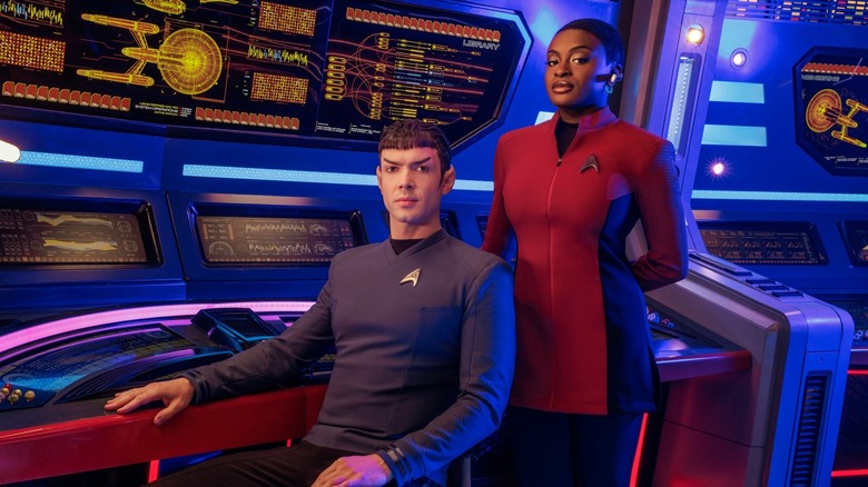 Star Trek: Strange New Worlds Spock and Uhura