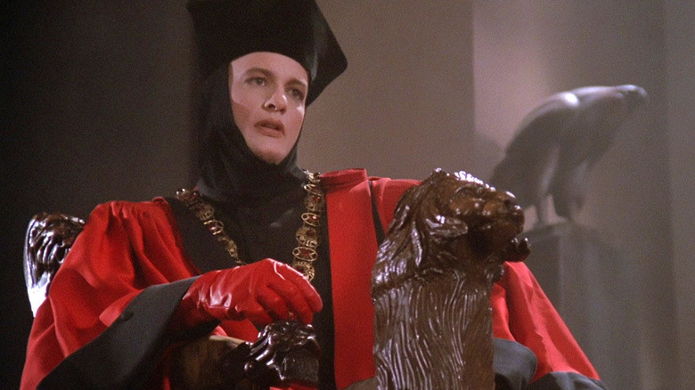 John De Lancie dressed regally as Q on Star Trek: The Next Generation
