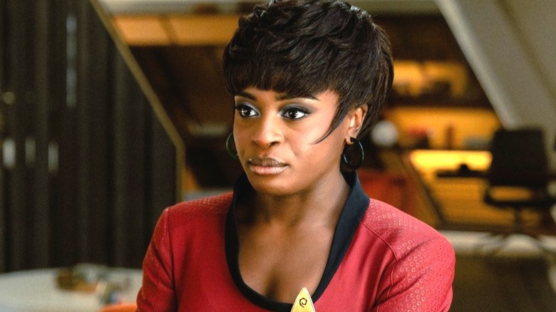 Uhura on Star Trek: Strange New Worlds
