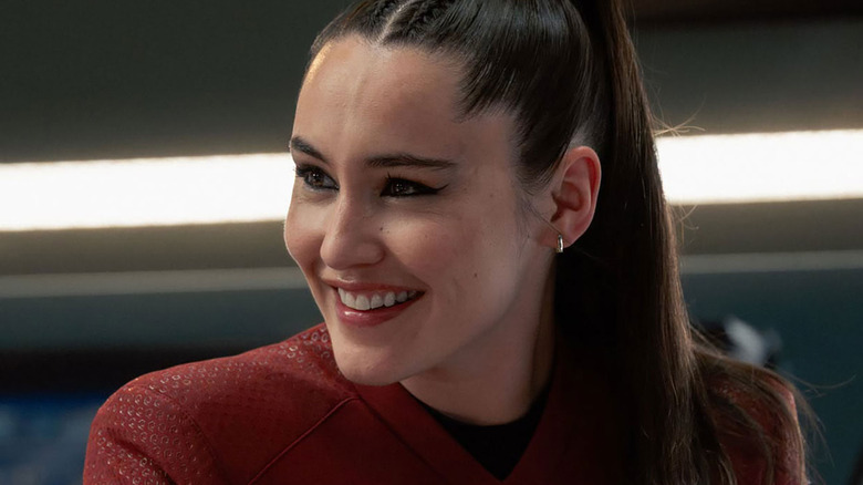 La'An smiling in Star Trek: Strange New Worlds