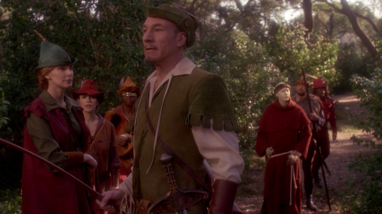 Star Trek: The Next Generation - Captain Picard as Robin Hood with his merrymen