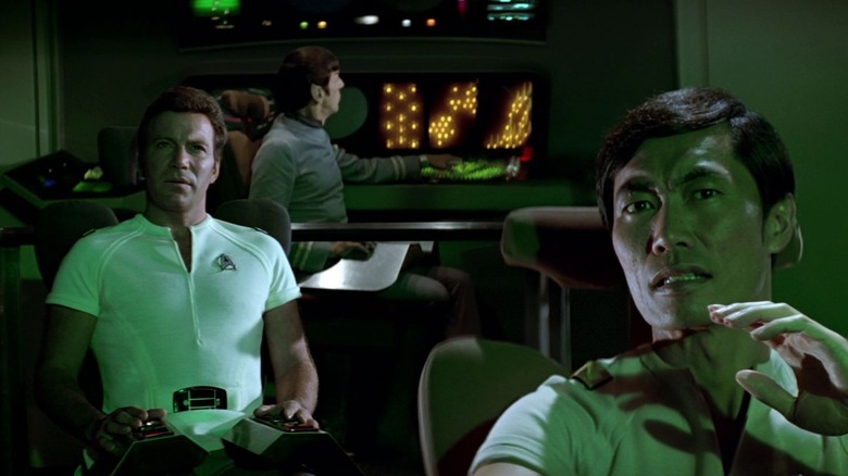 Kirk and Sulu on the bridge of the Enterprise in Star Trek: The Motion Picture