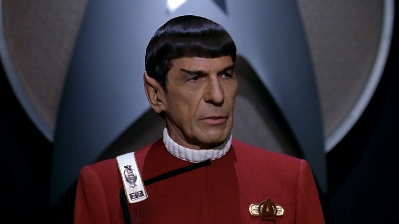 Spock giving a speech in Star Trek VI: The Undiscovered Country