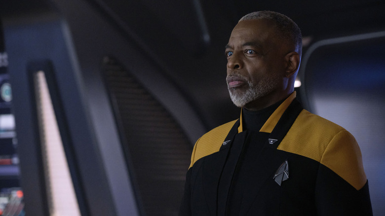 Geordi on the bridge of the U.S.S. Titan-A on Star Trek: Picard