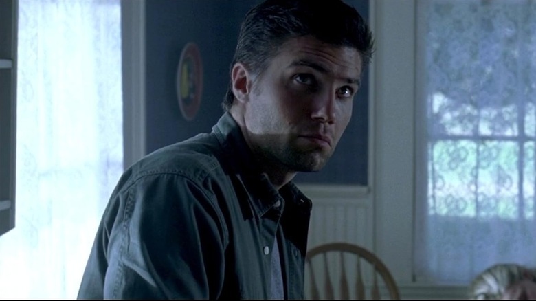 Anson Mount as Garth looking up in All the Boys Love Mandy Lane