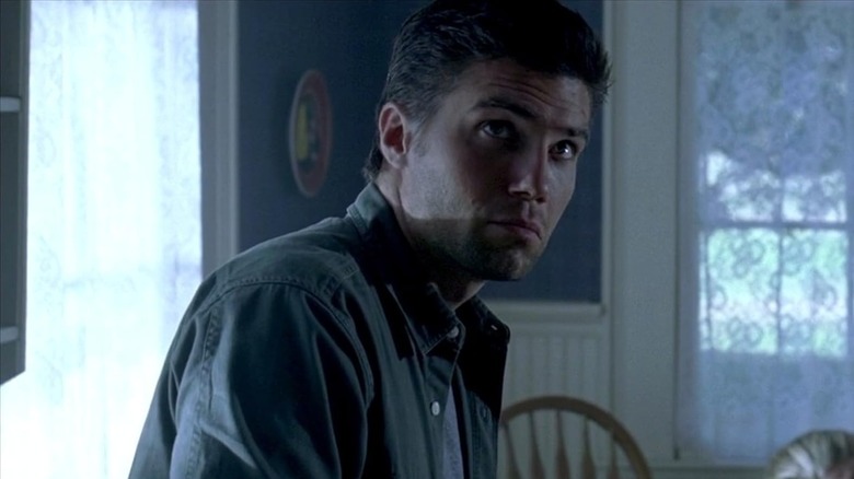 Anson Mount as Garth looking up in All the Boys Love Mandy Lane