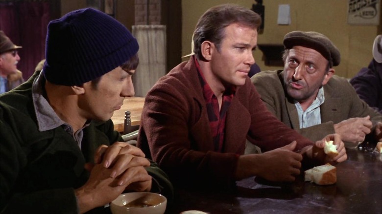 Star Trek City on the Edge of Forever Spock Captain Kirk Leonard Nimoy William Shatner