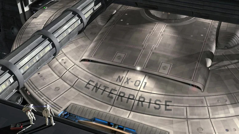 The top of the Enterprise in Star Trek: Enterprise