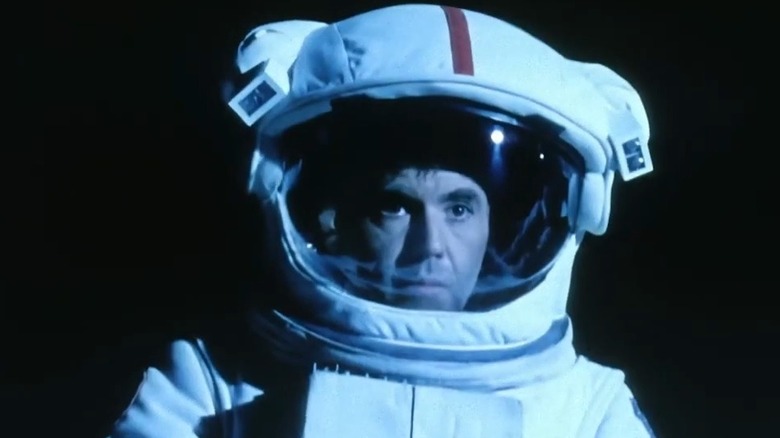 Walter Koenig as Colonel Jason Grant in his spacesuit in Moontrap