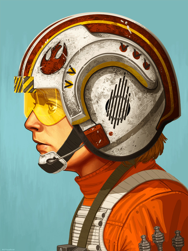 Luke Skywalker by Mike Mitchell