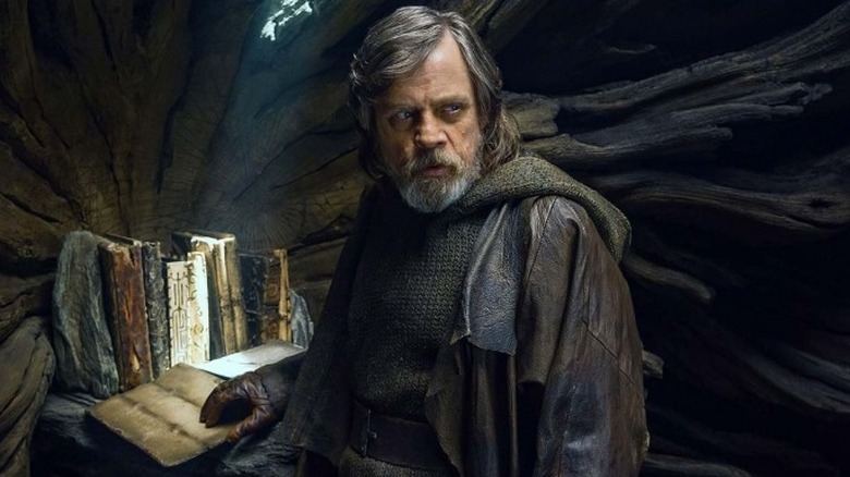 Mark Hamill as Luke Skywalker in Star Wars: The Last Jedi