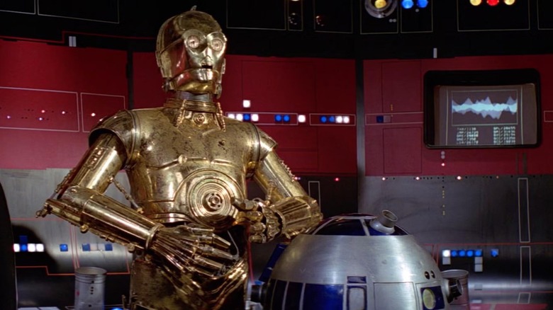 C-3PO and R2-D2 in Star Wars