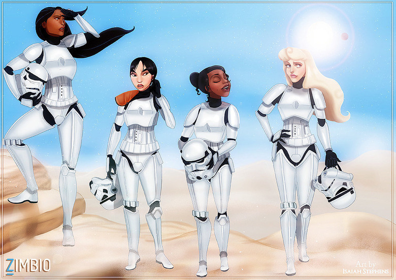 Disney-Princesses-Star-Wars-Characters