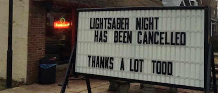 lightsaber night