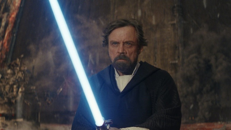 Mark Hamill as Luke Skywalker in "Star Wars: The Last Jedi"