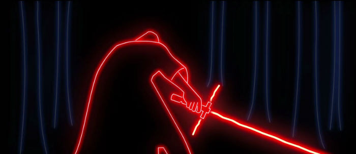 Star Wars Kylo Ren Neon