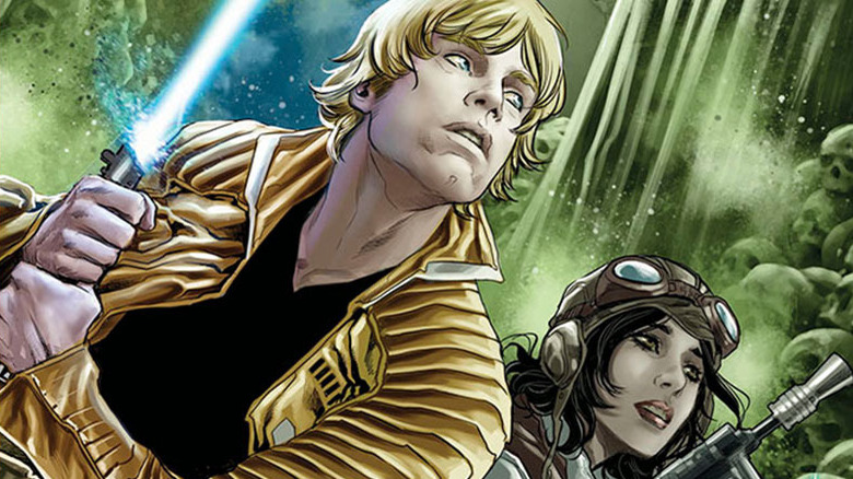 Luke Skywalker and Doctor Aphra in Marvel Comics' "Star Wars: The Screaming Citadel."